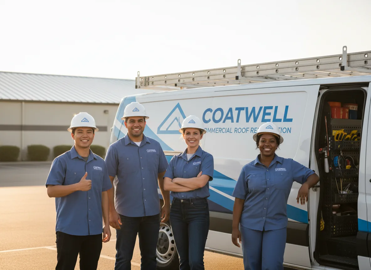 Commercial roof coating company in Winthrop, MA